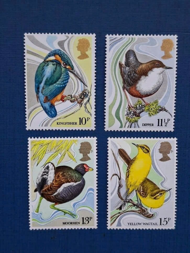 Postzegel UK 1980 PF Serie 100 jr Vogelbescherming 8-07, Ophalen of Verzenden, Postfris