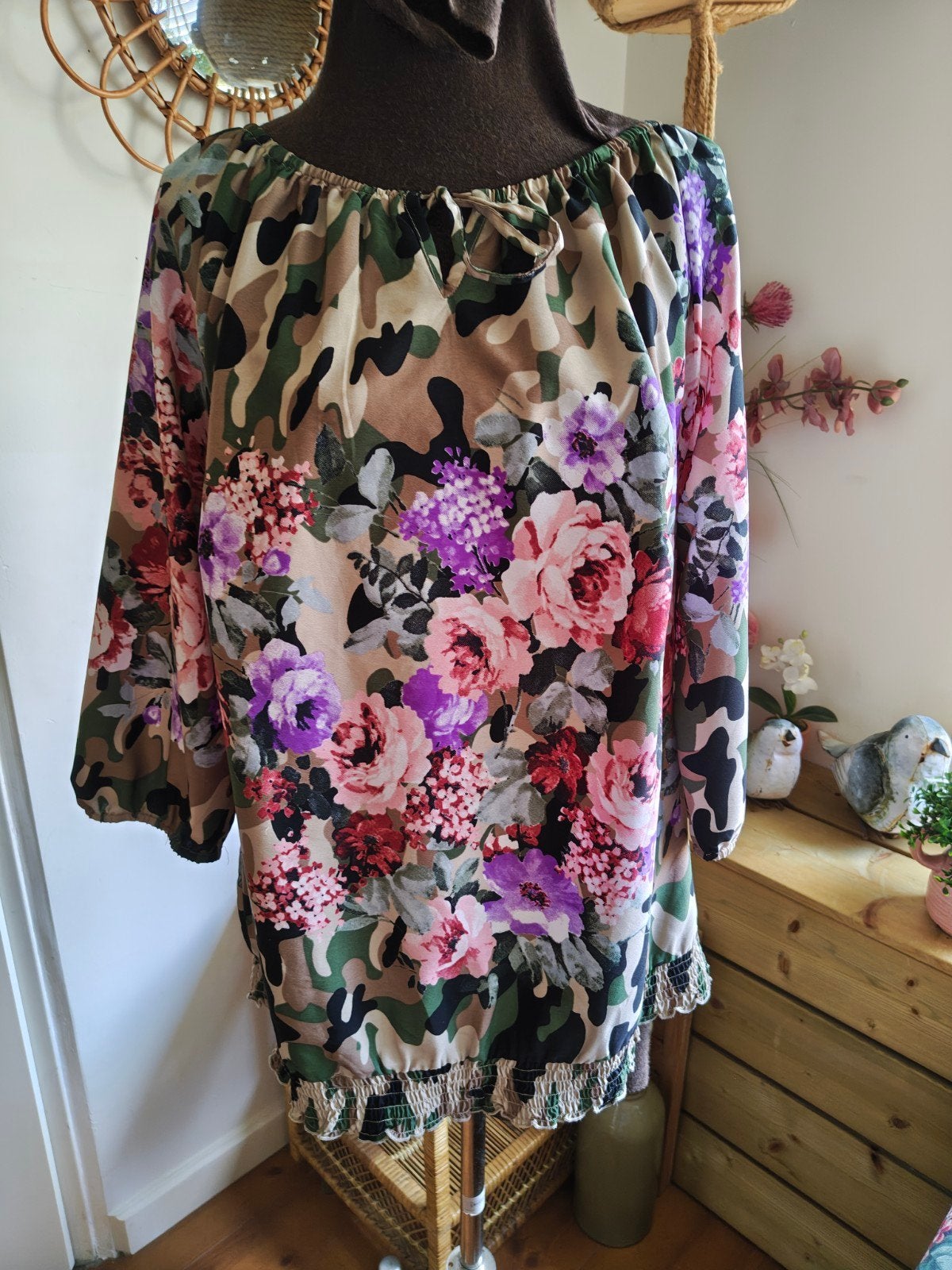 tuniek 44 46, Ophalen of Verzenden, Zo goed als nieuw, Maat 46/48 (XL) of groter, Meerkleurig