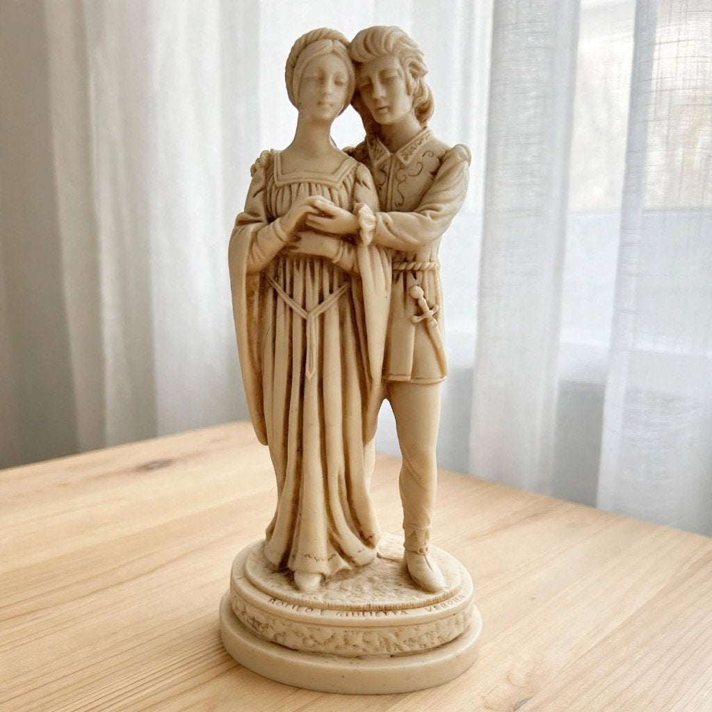 Vintage Romeo e Giulietta Verona beeldje - Gesigneerd, Ophalen of Verzenden