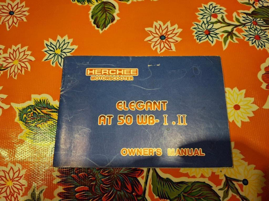Hechee elegant AT 50 Wzb-1.11manual, Fietsen en Brommers, Ophalen of Verzenden, Zo goed als nieuw
