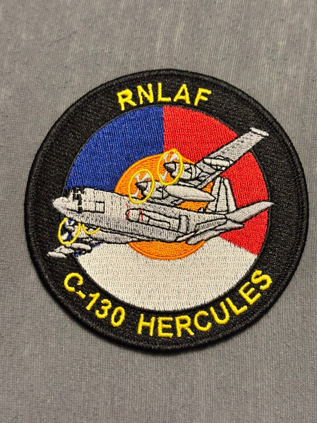 Embleem C-130 Hercules RNLAF, Verzenden, Luchtmacht, Nederland, Embleem of Badge