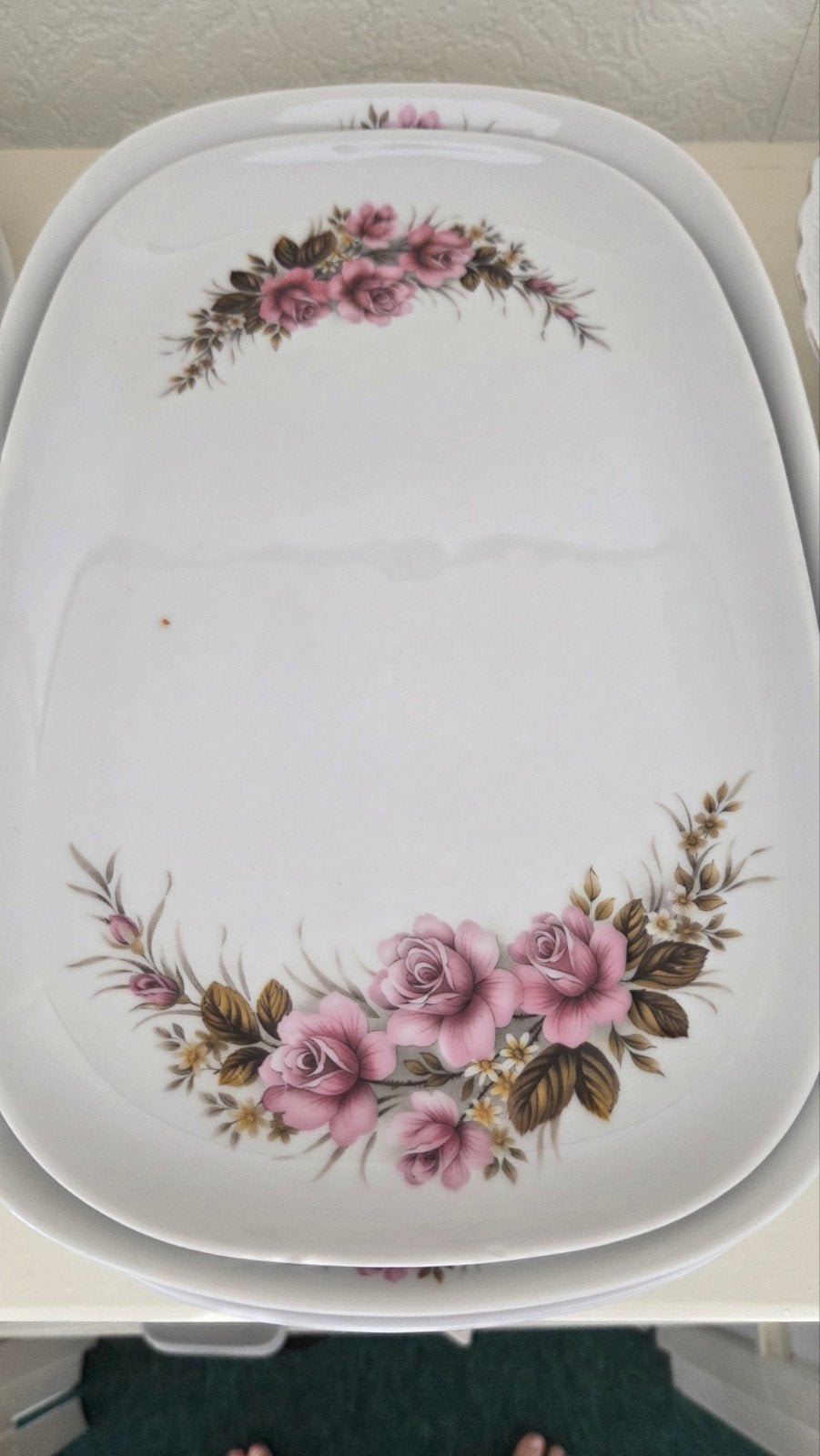 Ovale schalen met rozenmotief - Royal Schwabap, Ophalen