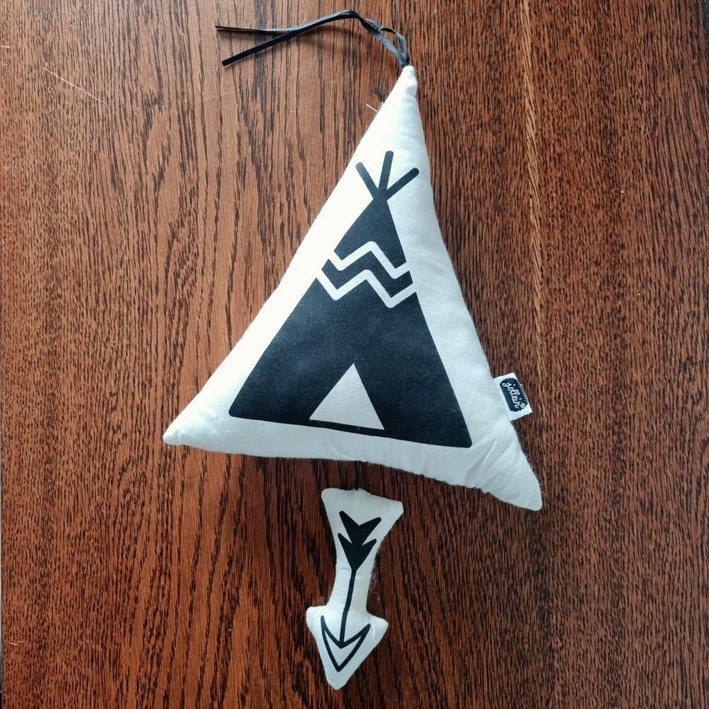 Jollein Indians tipi tent muziekdoosje muziek hanger, Ophalen of Verzenden, Zo goed als nieuw, Overige typen