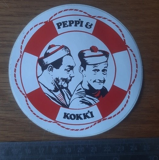 Sticker - Peppie en Kokki, Verzenden, Zo goed als nieuw, Film, Tv of Omroep