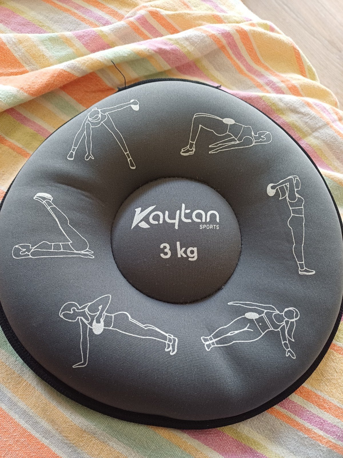 Kaytan Sports 3 kg gewichtzak voor fitness, Ophalen, Gebruikt, Benen, Halterschijven
