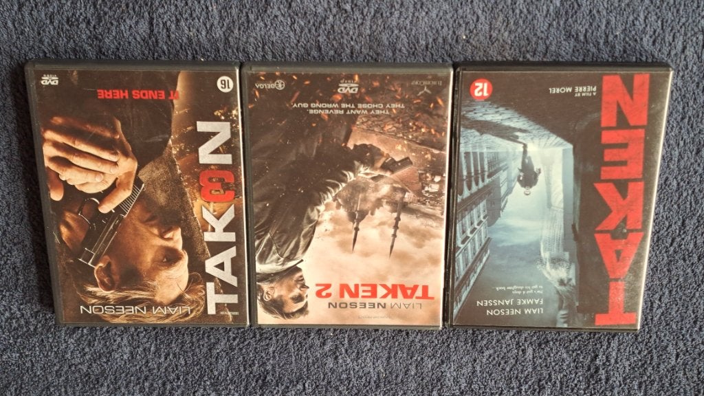 Taken Trilogy "Liam Neeson", Alle leeftijden, Ophalen of Verzenden, Zo goed als nieuw