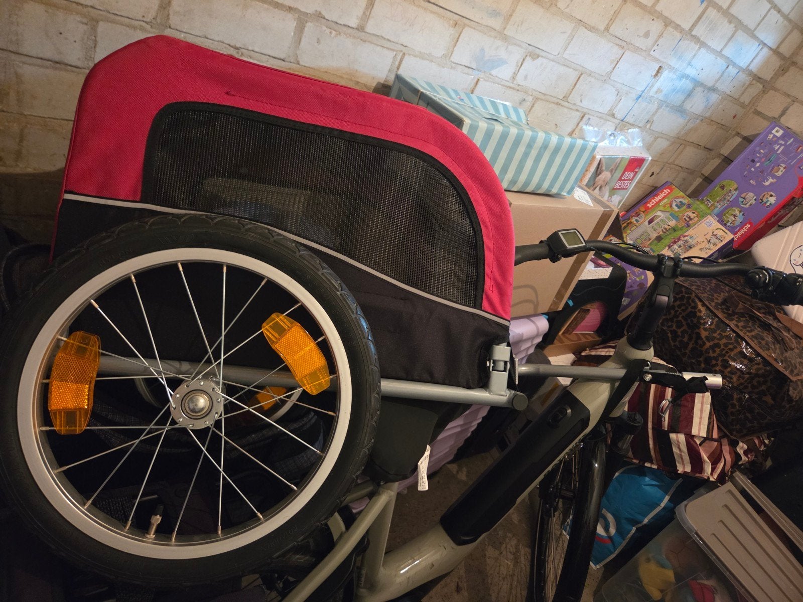 trixie honden fietskar., Ophalen, Zo goed als nieuw