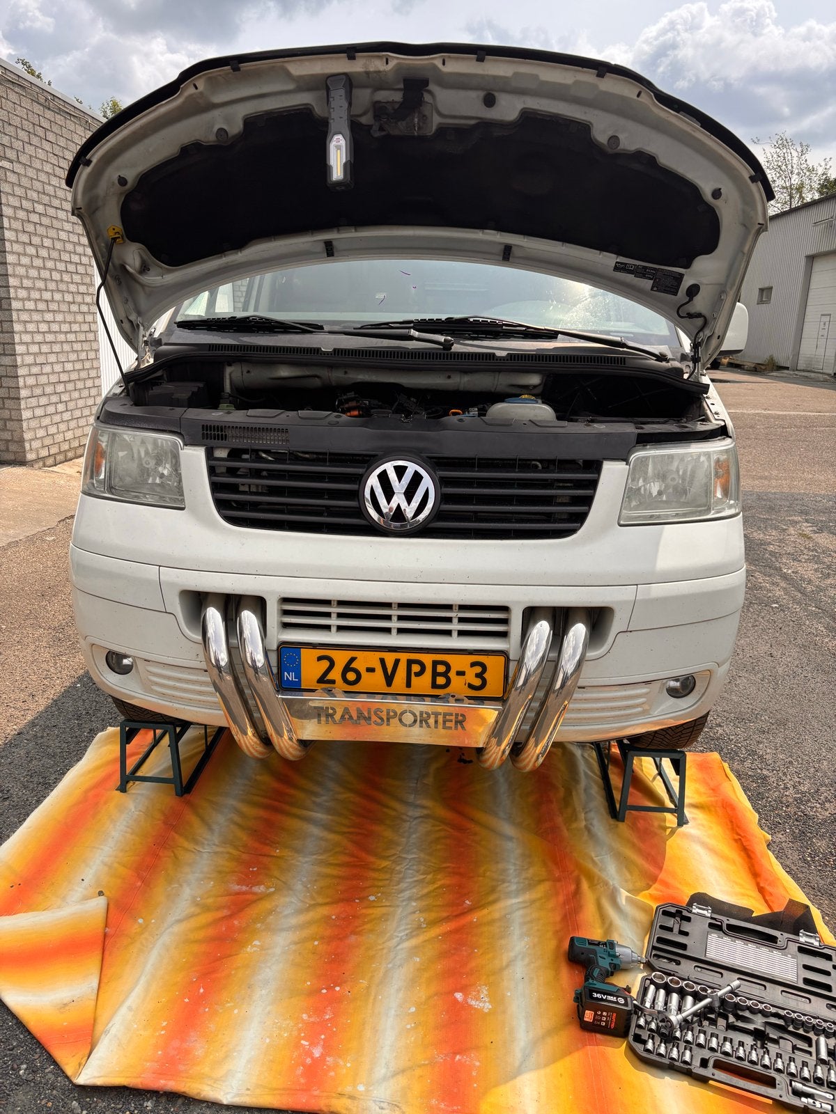 Bullbar / Pushbar Volkswagen Transporter T5 UNIEK, Ophalen