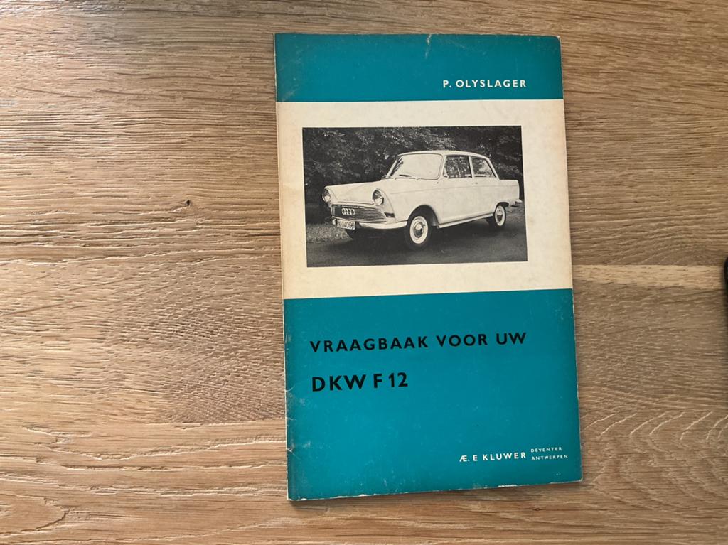 Vraagbaak DKW. F12, Ophalen of Verzenden