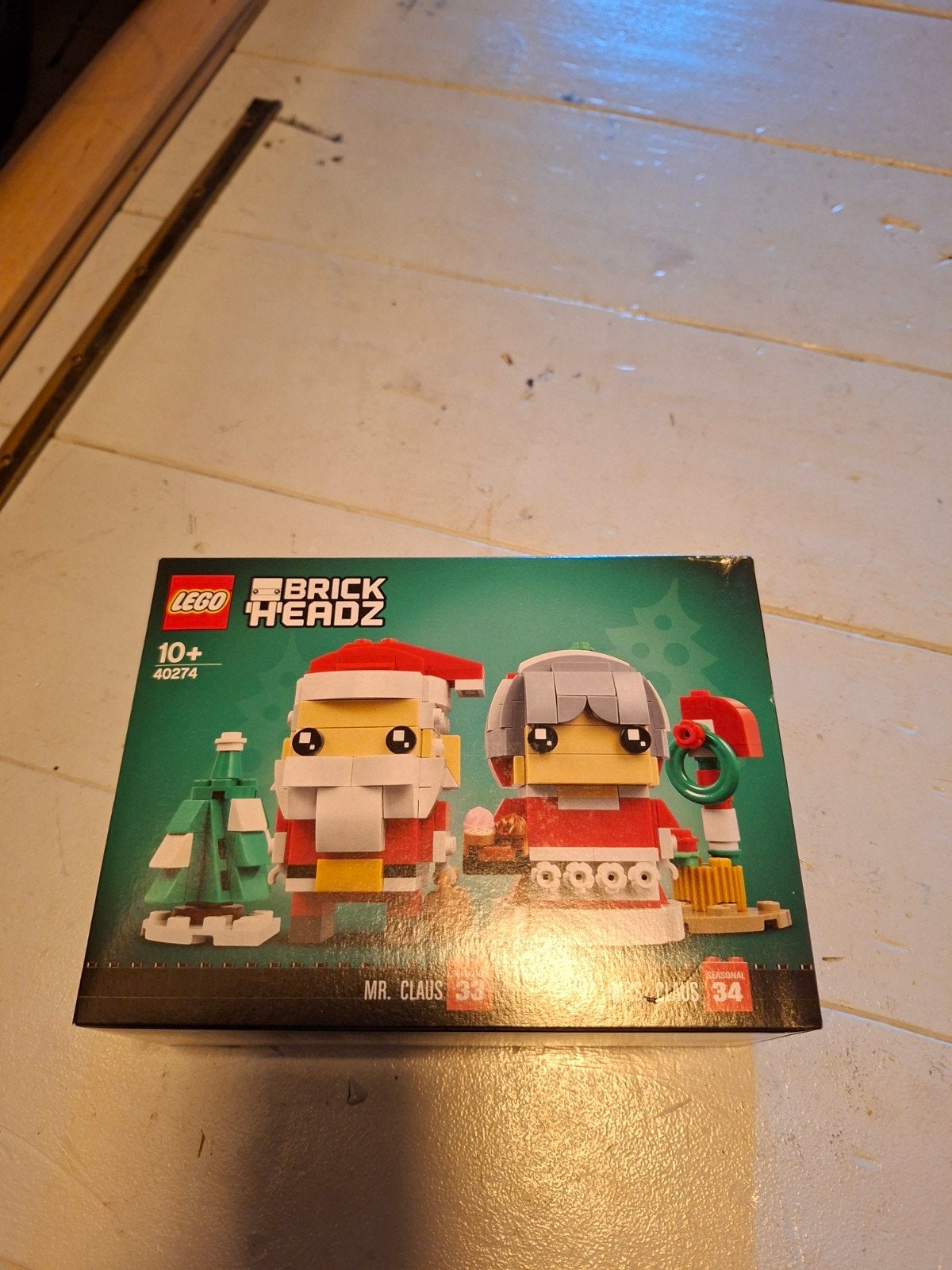 Nieuwe 40274 LEGO BrickHeadz Mr. & Mrs. Claus ), BrickHeadz, Lego, Nieuw, Ophalen of Verzenden