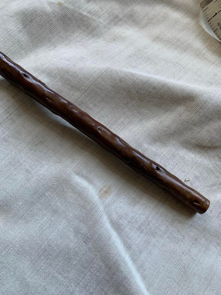 Antiek wandelstok met goud, Gebruikt, T, Ophalen of Verzenden, N