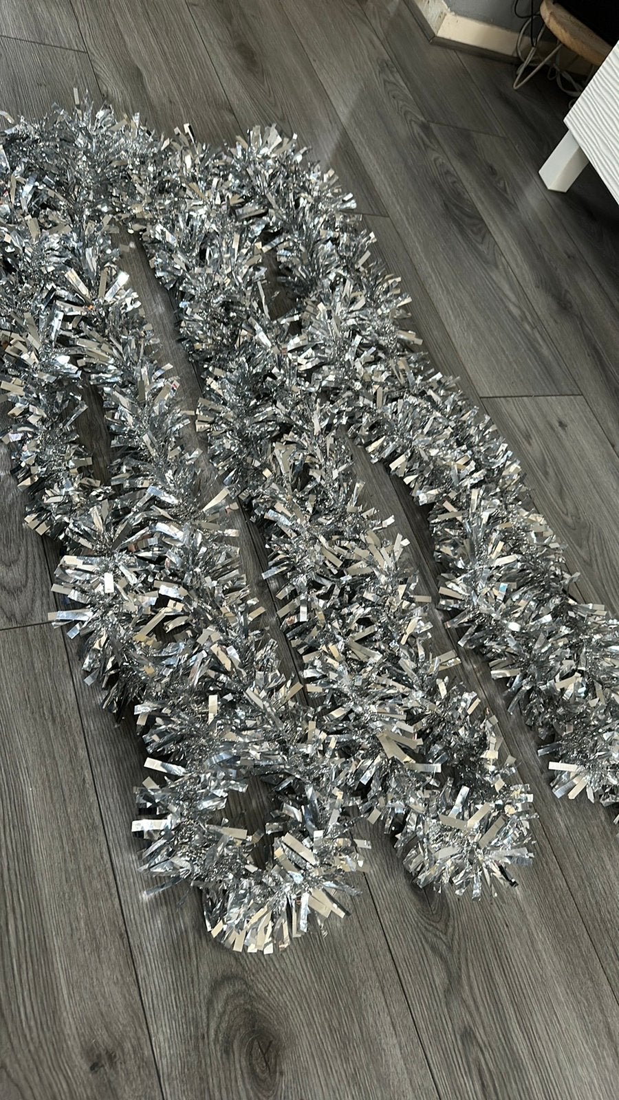 Laatste ‼️ 3x2 meter zilver kerstversiering te koop nieuw‼️, Ophalen of Verzenden, Nieuw