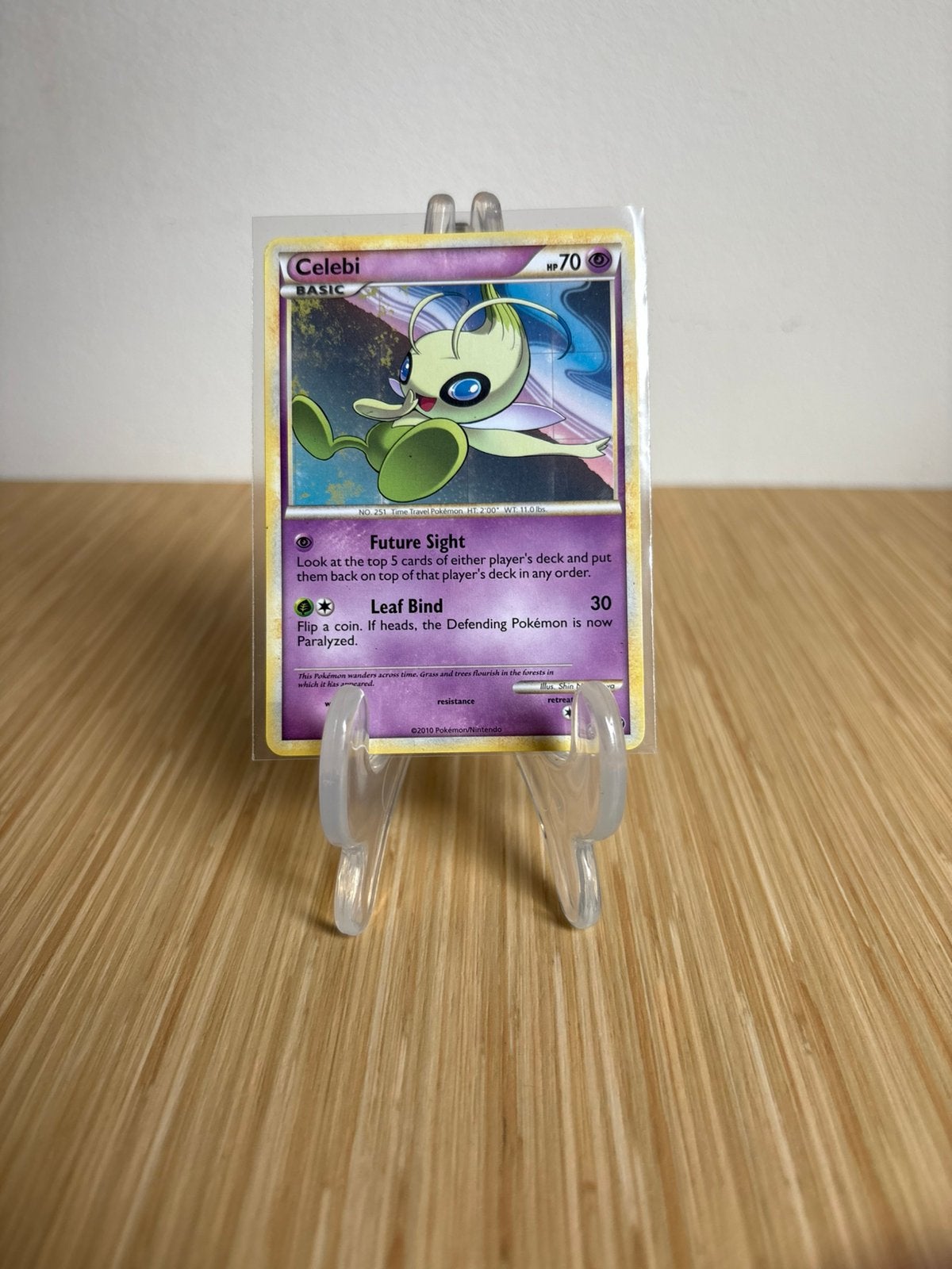 Celebi, Hobby en Vrije tijd, Verzamelkaartspellen | Pokémon, Ophalen of Verzenden, Zo goed als nieuw