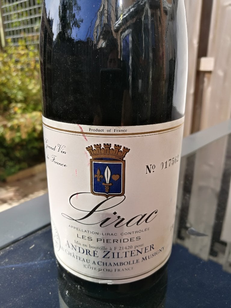 2 x Grand Vin Lirac Andre Ziltener 1998, Frankrijk, Nieuw, Ophalen of Verzenden, Rode wijn