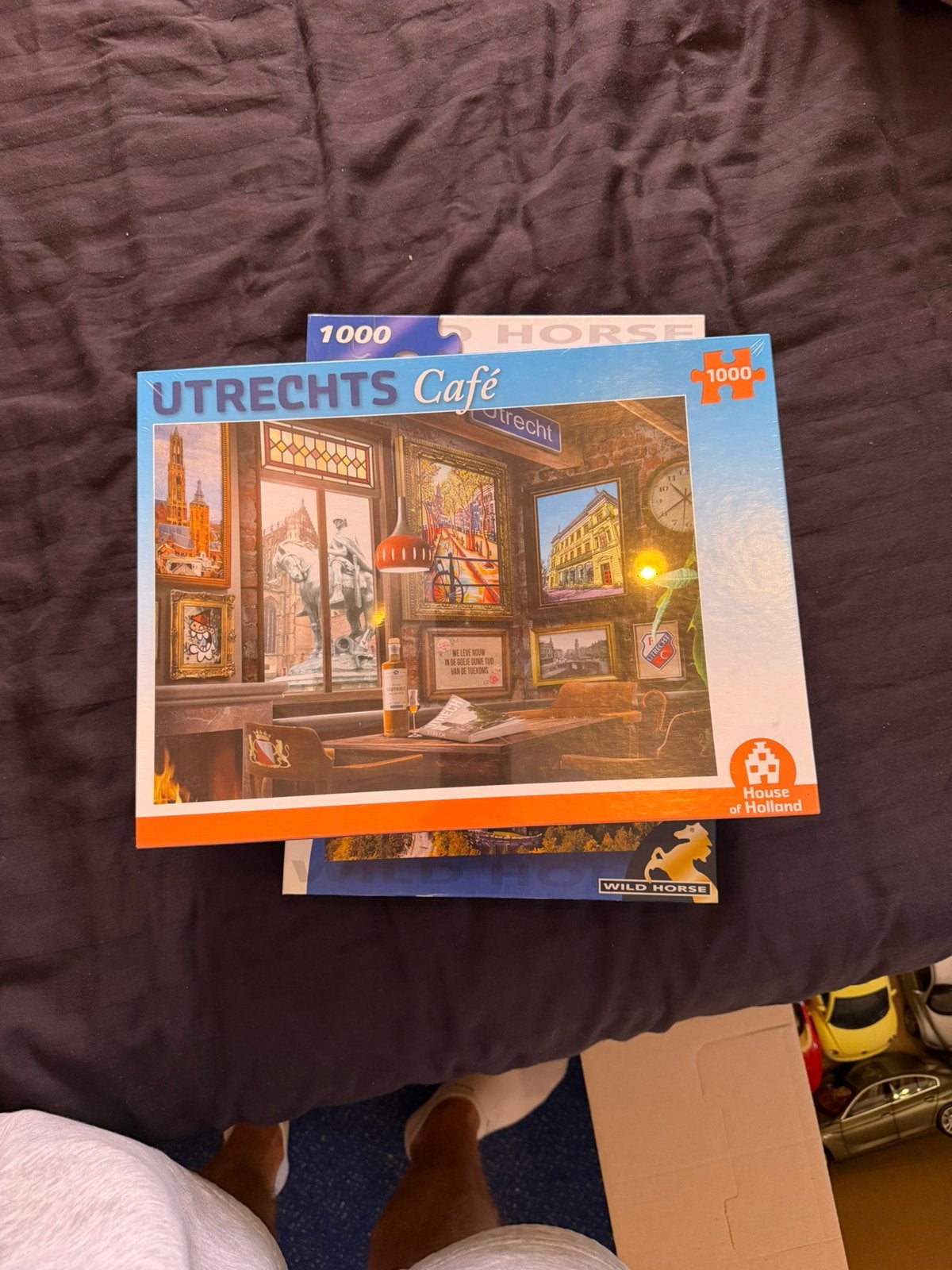 Puzzle utrechts cafe (1000pc), Ophalen, 500 t/m 1500 stukjes, Nieuw, Legpuzzel