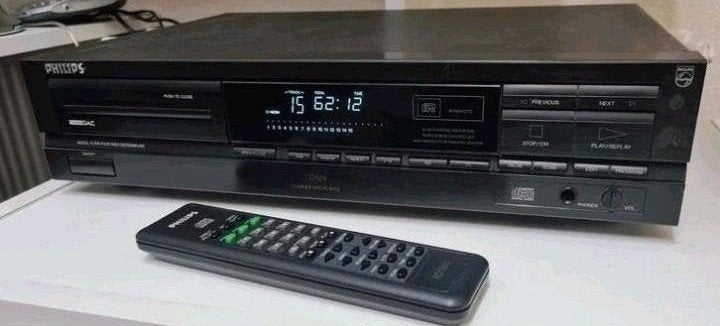 Philips cd speler cd-614 + afstandsbed. Cdm-4/19 swingarm, Audio, Tv en Foto, Cd-spelers, Ophalen of Verzenden, Philips