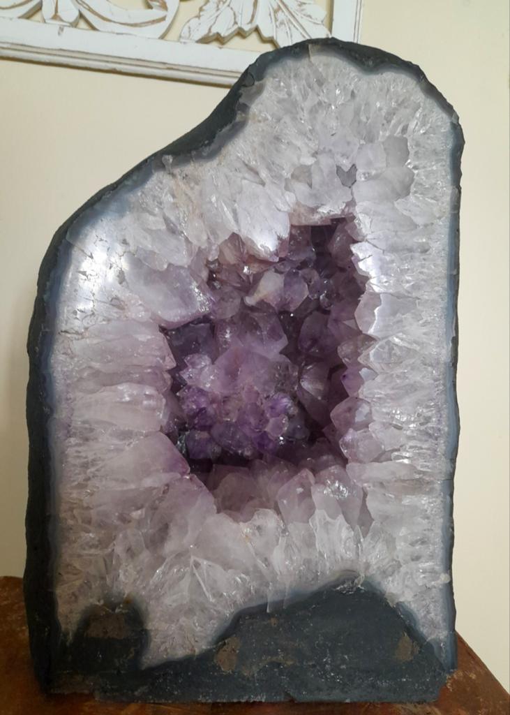 Mega Amethist geode van 35 kilo., Ophalen
