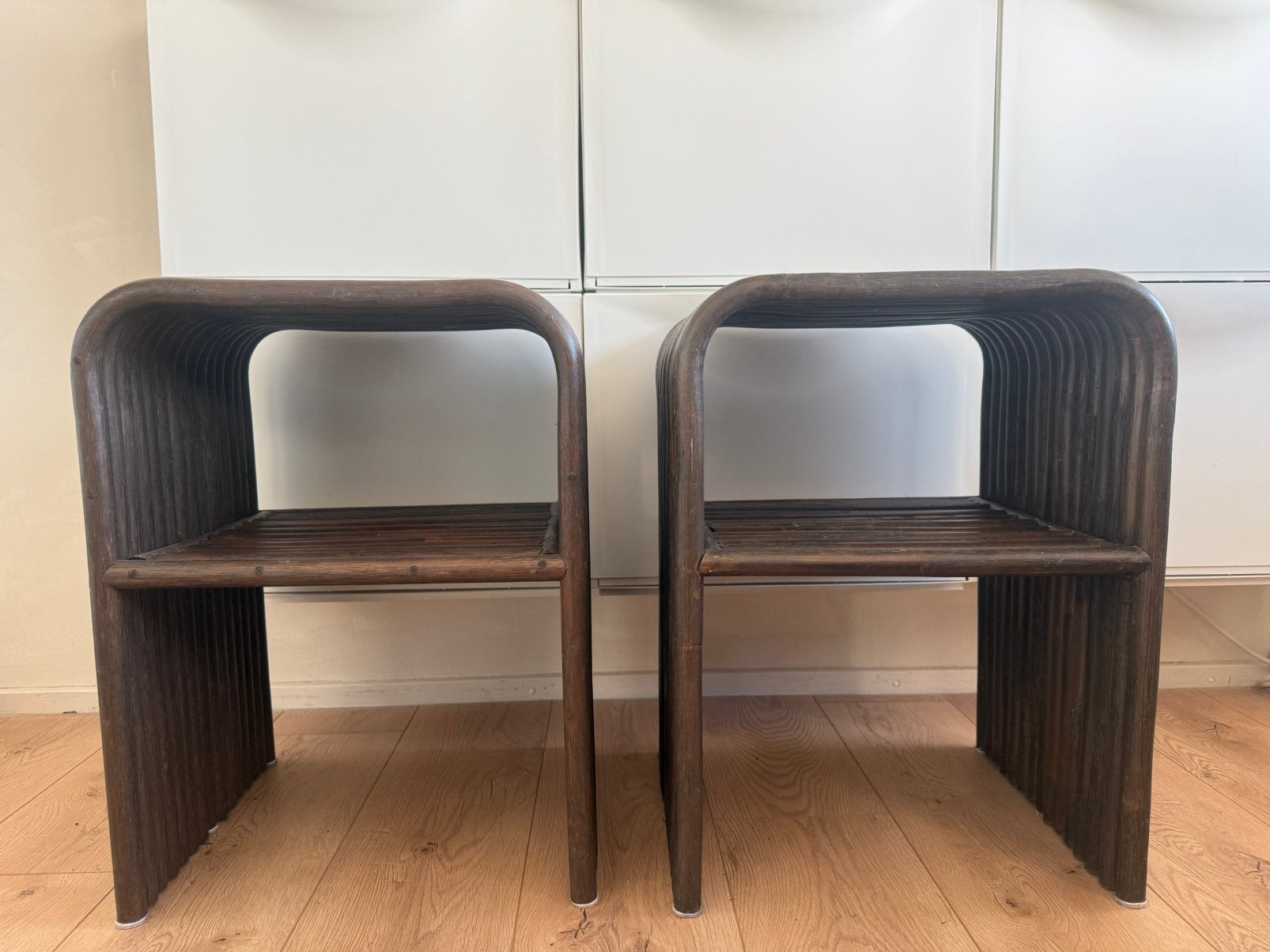 Nachtkastje of bijzettafels H&M Home set, Ophalen, Minder dan 45 cm, 55 tot 70 cm, Zo goed als nieuw