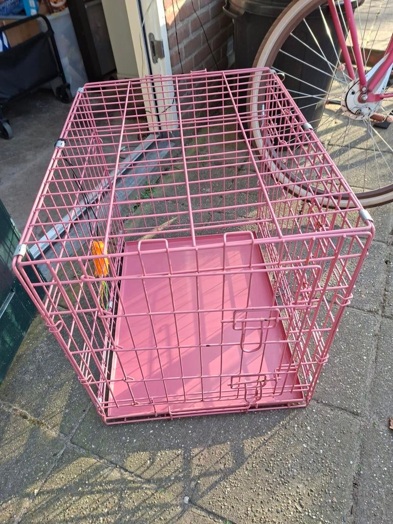 Roze hondenbench, Ophalen, Zo goed als nieuw