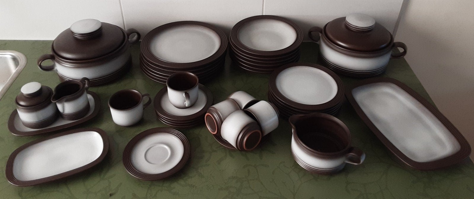 WINTERLING SERVIES 6 persoons / 41-delig, Ophalen, Vintage, Zo goed als nieuw, Aardewerk