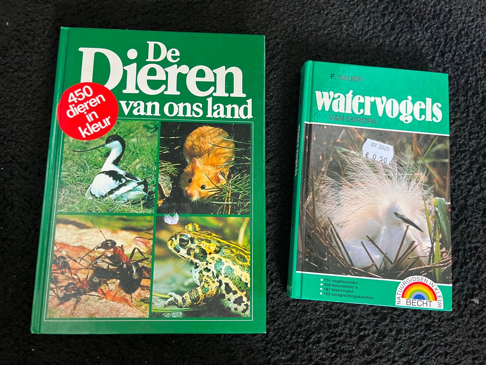 Natuurgidsen: Dieren van ons land & Watervogels, Boeken, Natuur, Ophalen of Verzenden, Gelezen, Natuur algemeen