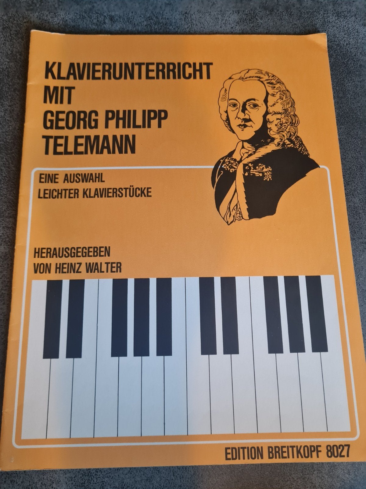 Klavierunterricht met Georg Philipp Telemann - Pianoboek, Ophalen of Verzenden