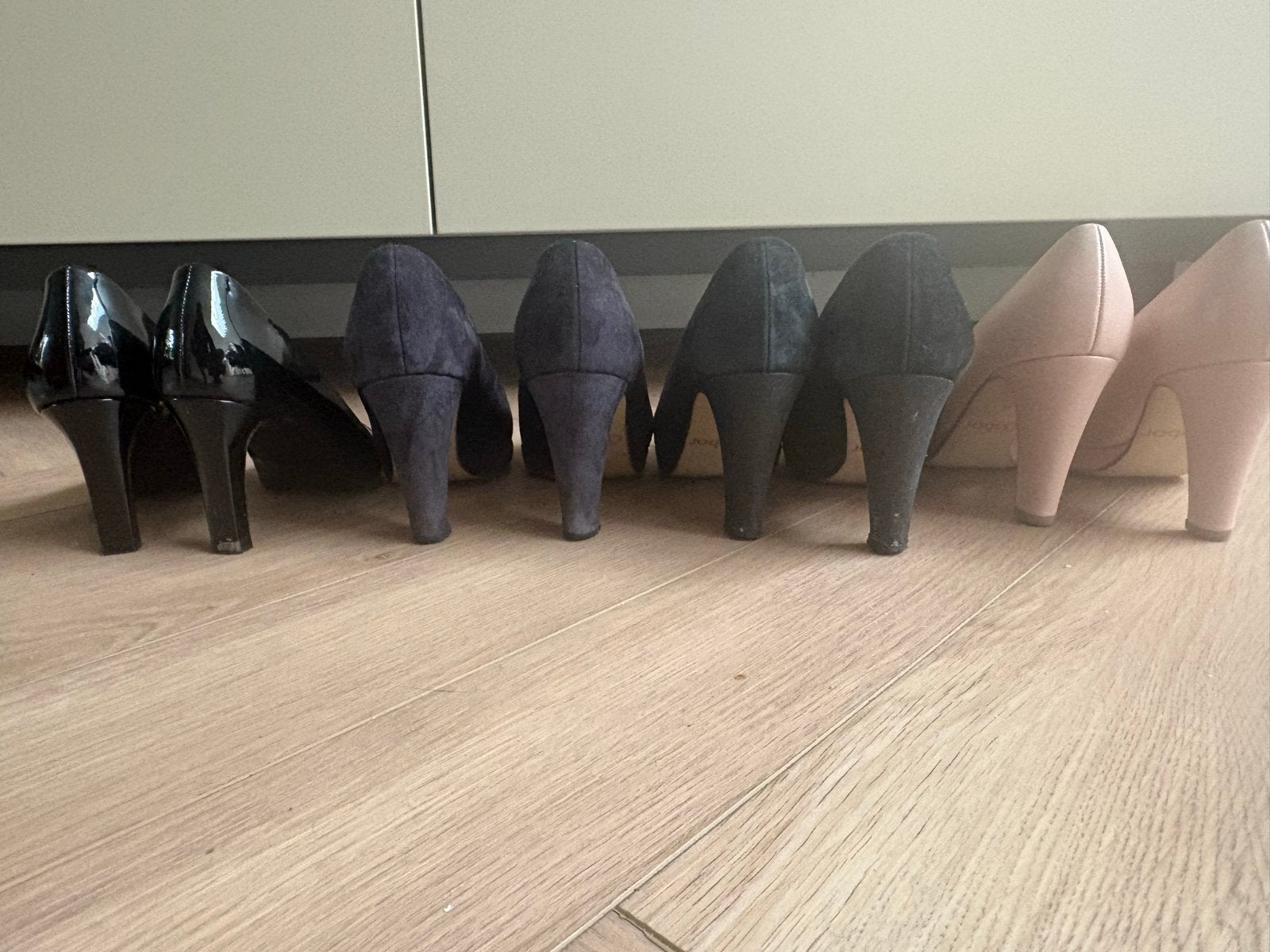 Peter Kaiser & Gabor Pumps - Zwart lak, roze, dkrblauw 35/36, Kleding | Dames, Pumps, Zwart, Nieuw, Ophalen