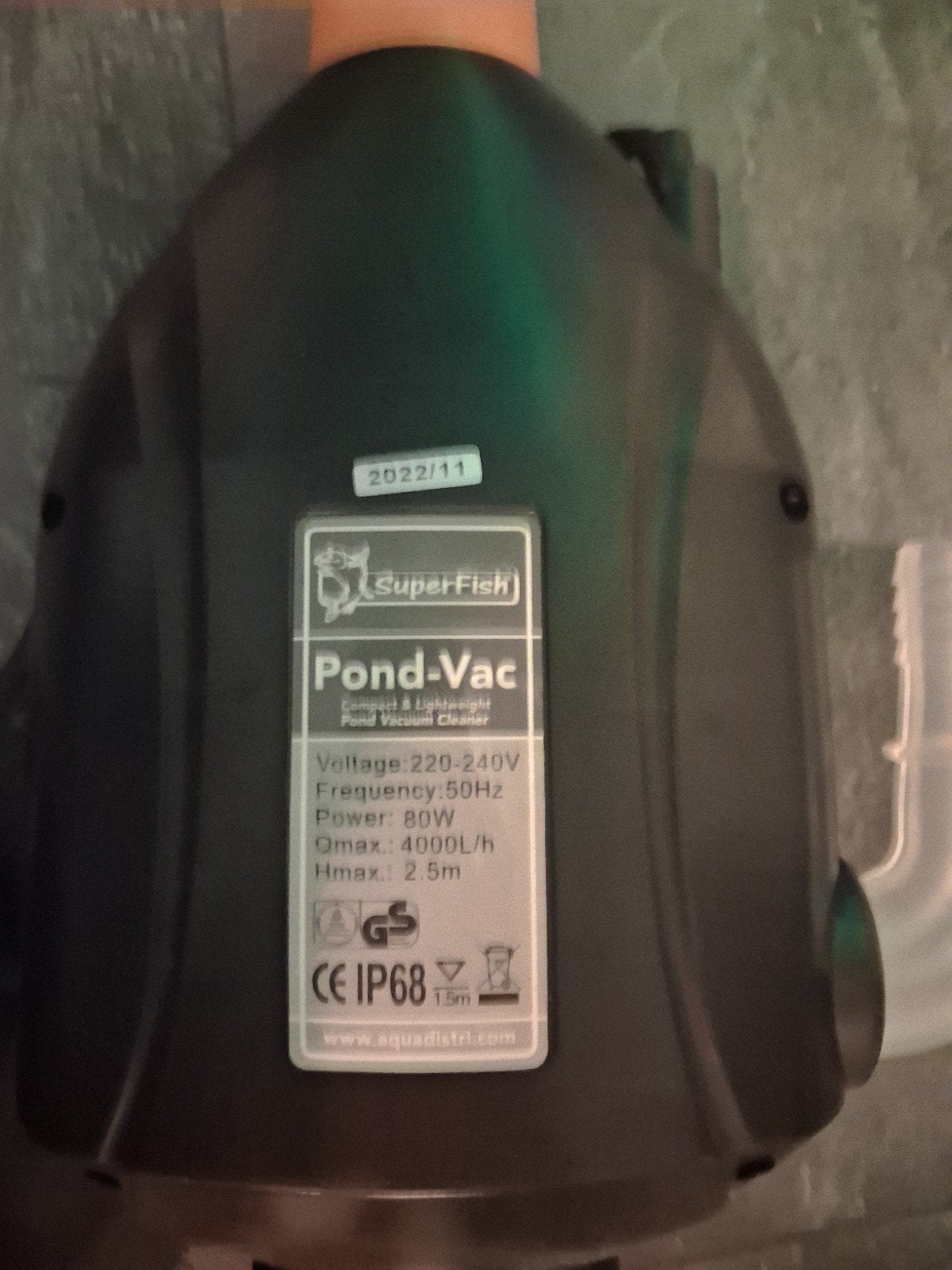 SuperFish Pond-Vac Vijverstofzuiger - Compact & Lichtgewicht, Ophalen of Verzenden