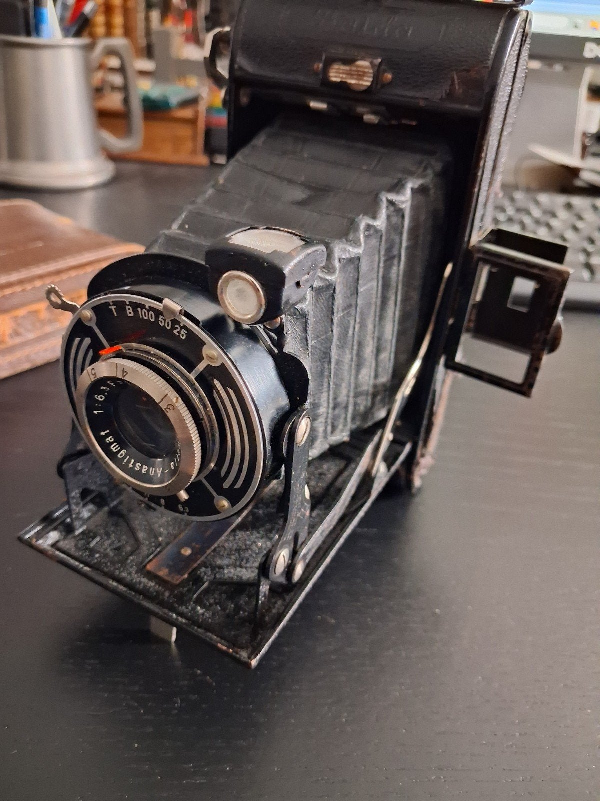 leuke balg camera voor verzamelen, Audio, Tv en Foto, Ophalen of Verzenden, Compact, Overige Merken