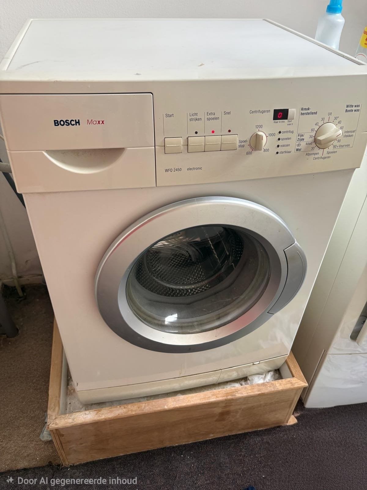 Bosch Maxx Wasmachine WFO 2450 - Werkt Perfect, Ophalen, Gebruikt, 1200 tot 1600 toeren, Voorlader
