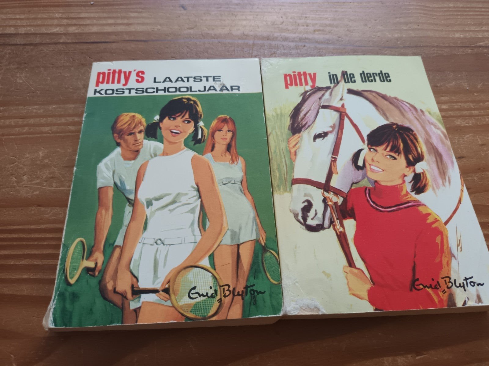 Pitty boeken  Pitty's Laatste Kostschooljaar & Pitty in de, Boeken, Ophalen of Verzenden, Gelezen, Enid Blyton, Fictie algemeen