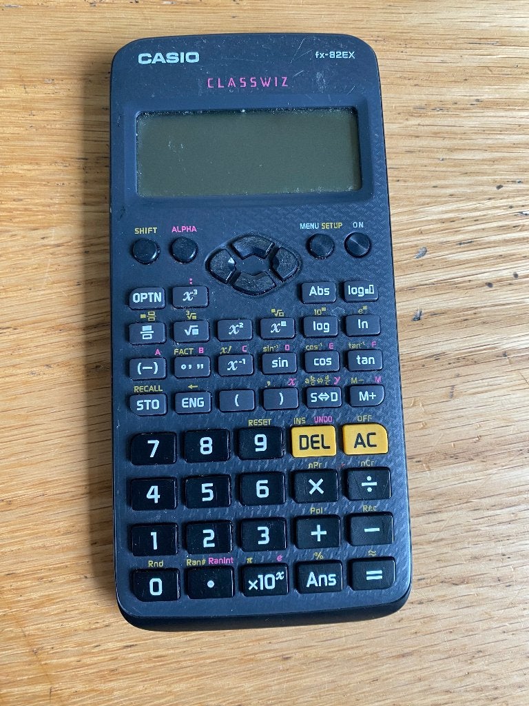 CASIO fx-82EX, Ophalen of Verzenden, Gebruikt