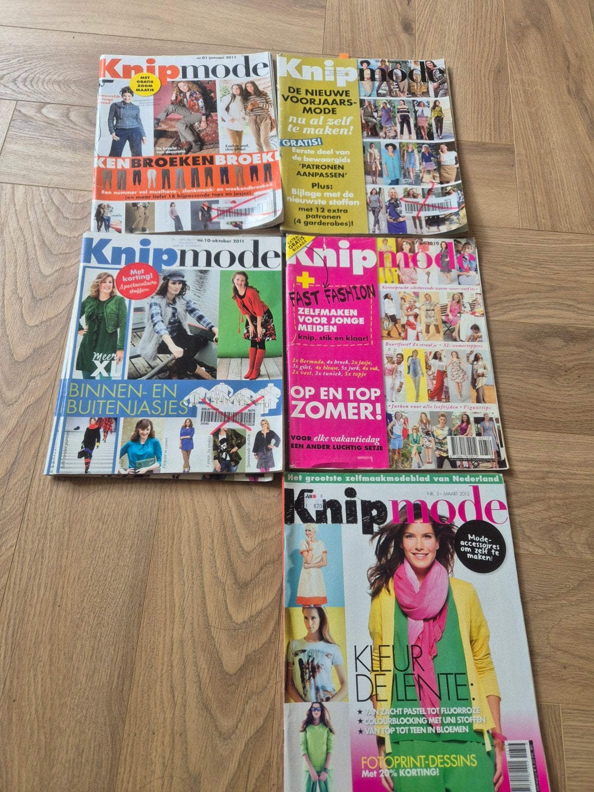 jnipmodes, Hobby en Vrije tijd, Ophalen of Verzenden, Zo goed als nieuw, Vrouw, Knipmode