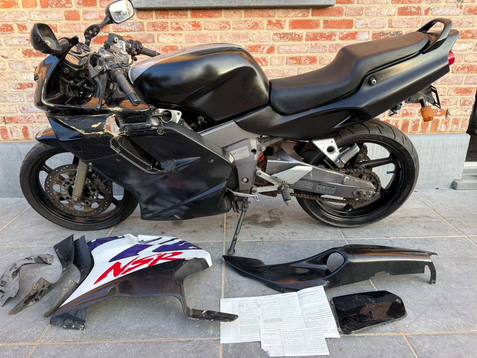 Honda nsr 125 cc 2 tact voor onderdelen, Ophalen