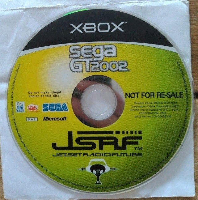 Sega GT 2002 & Jet Set Radio Future Xbox, Gebruikt, 1 speler, Racen en Vliegen, Ophalen of Verzenden