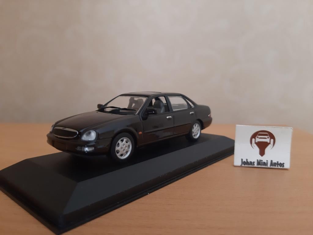 Ford Scorpio 1995 zwart metallic van Minichamps 1:43, Hobby en Vrije tijd, Minichamps, Auto, Nieuw, Ophalen of Verzenden