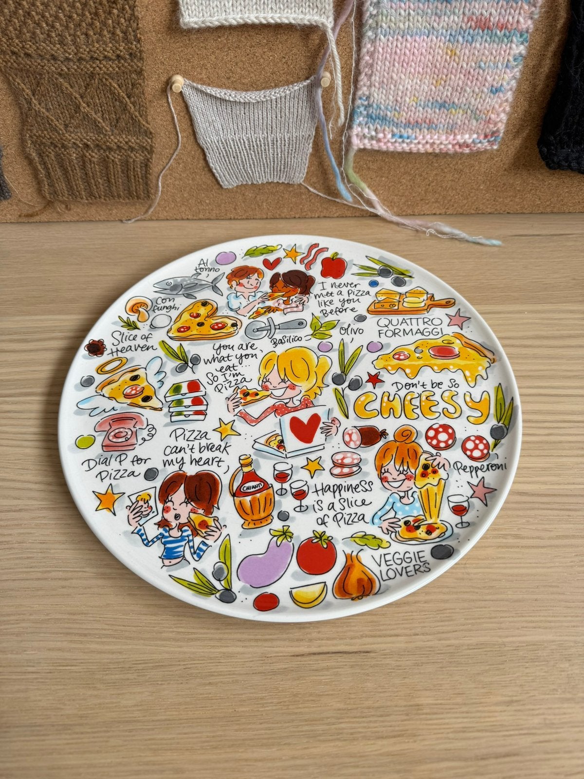 Blond Amsterdam pizza bord 31 cm, Ophalen, Nieuw, Bord(en), Aardewerk