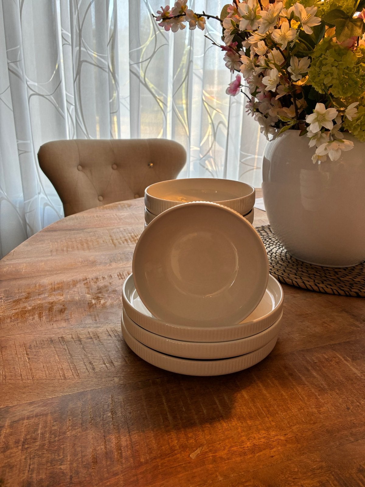 Mooi servies: borden en schaaltjes, zo goed als nieuw, Ophalen, Zo goed als nieuw, Bord(en)