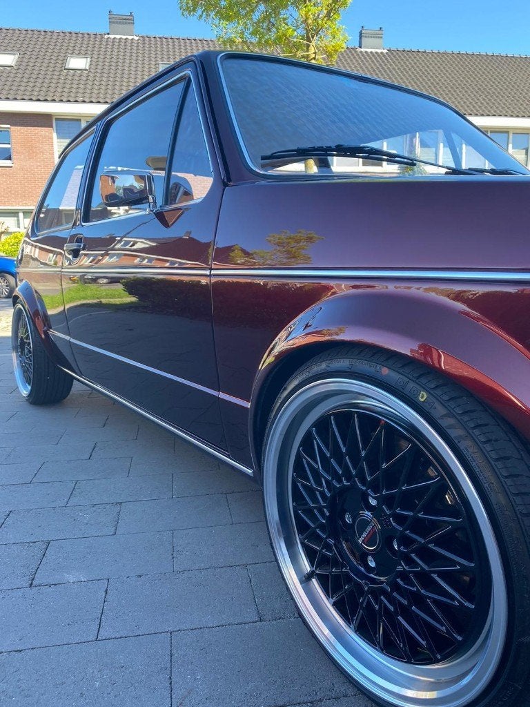 Borbet B Velgen 7x17 ET38 4x100 Honda - Golf - Div., Ophalen, Gebruikt, Velg(en), 17 inch