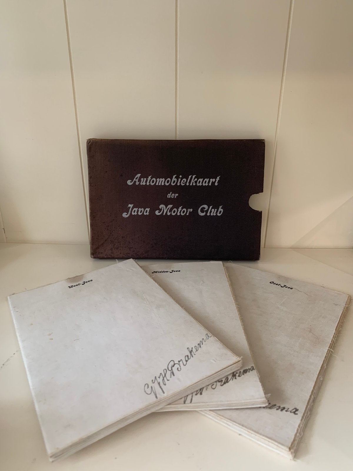 Automobielkaart der Java Motor Club compleet, Boeken, Gelezen, Overige gebieden, Ophalen of Verzenden, Landkaart
