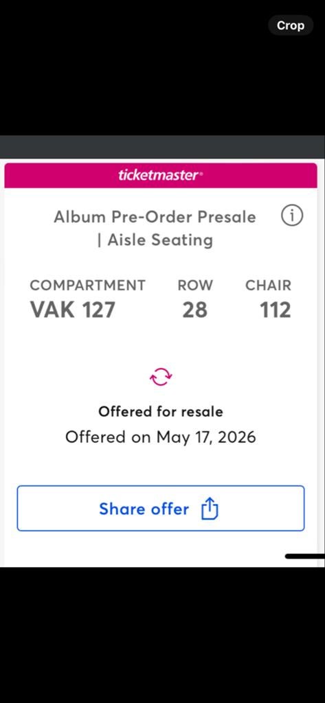Harry Styles  May 22nd Johan Cruijff ArenA - Amsterdam, Tickets en Kaartjes, Eén persoon, Mei