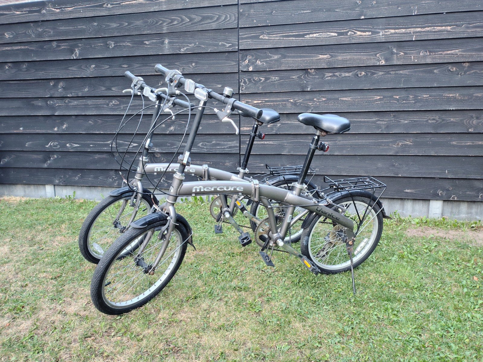 2x Mercure Venice opvouwbare fietsen - ideaal voor camping, Fietsen en Brommers, 20 inch of meer, Gebruikt, Velgrem, Versnellingen