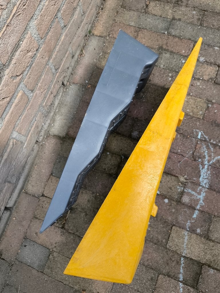 Oprijblokken camper of caravan, Ophalen, Gebruikt