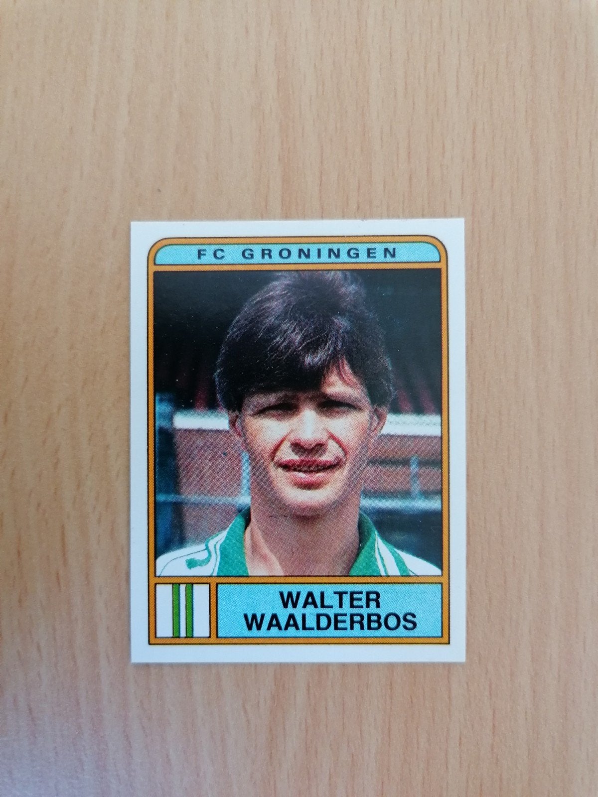 Panini Voetbal 84 #149 Walter Waalderbos-FC Groningen., Ophalen of Verzenden, Zo goed als nieuw, Plaatje