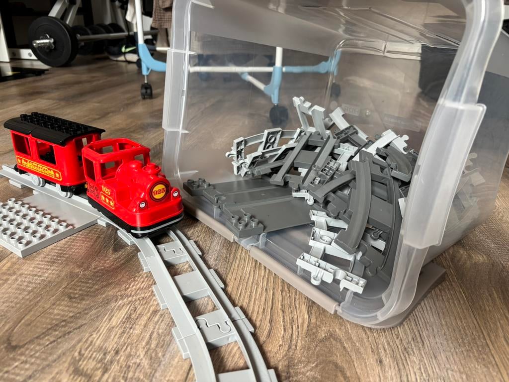 Duplo los met perfect werkende trein, Ophalen of Verzenden, Gebruikt, Duplo
