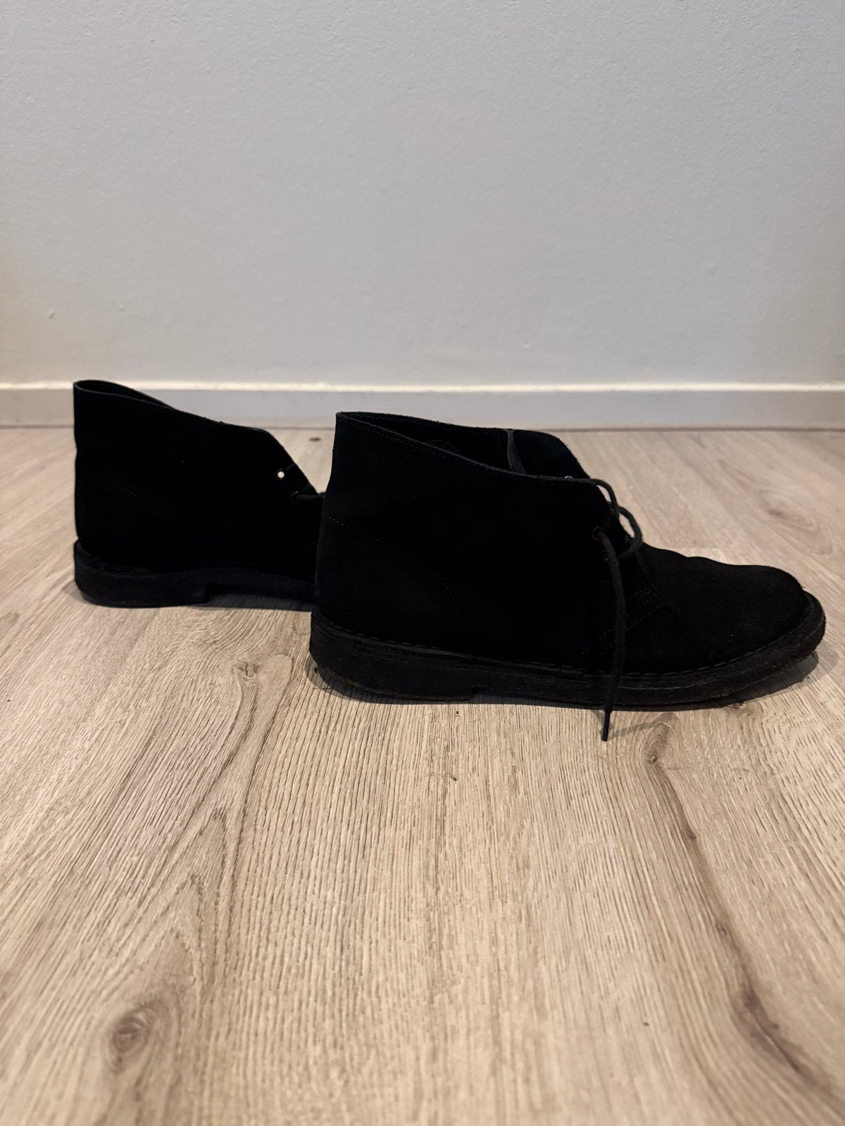 Heren Clarks schoenen - Zwart suède, Verzenden, Gedragen, Zwart, Boots