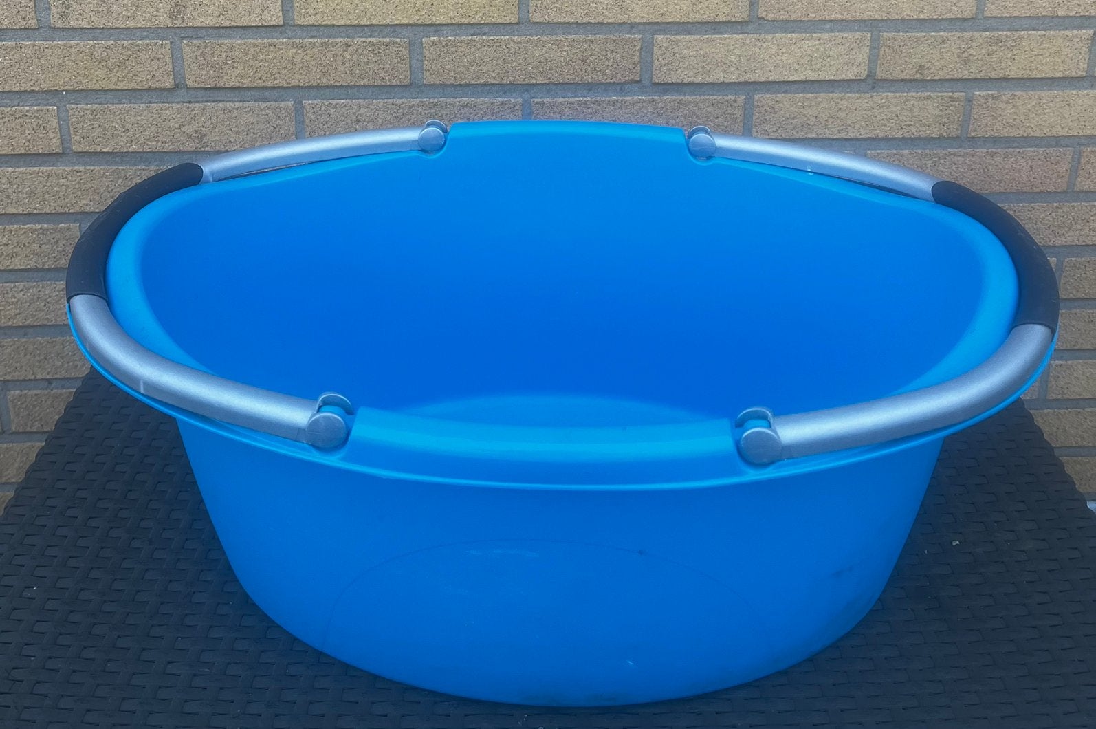 Afwasteil groot ovaal blauw Camping, Ophalen, Zo goed als nieuw