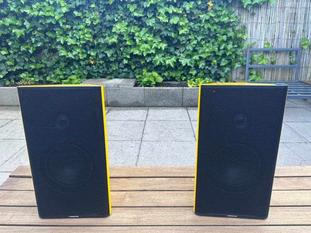 Monster Clarity HD model one actieve speakers, Ophalen, Zo goed als nieuw