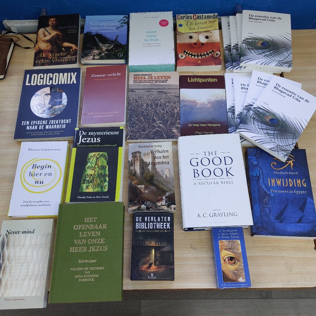 90 stuks spirituele tweedehands boeken (en nieuw), Boeken, Ophalen of Verzenden, Zo goed als nieuw, School, Studie en Wetenschap