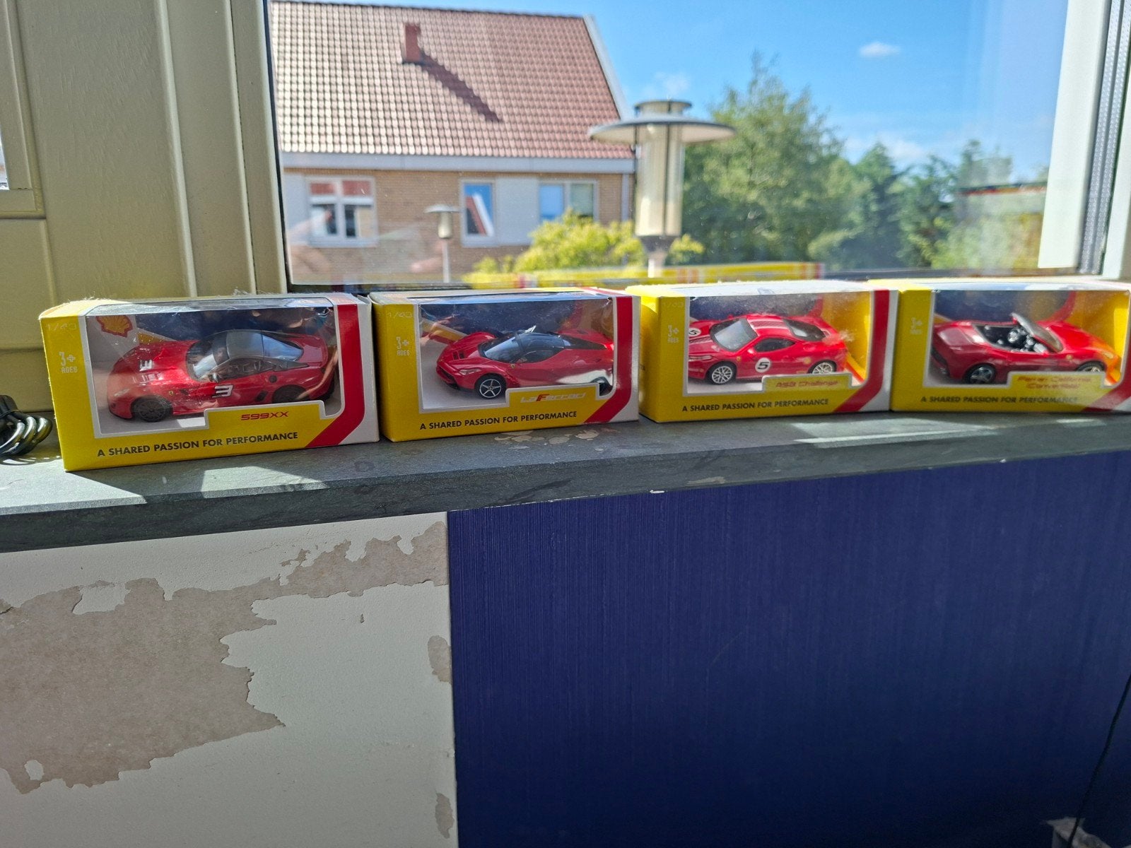 Shell V-Power Ferrari Modelauto's (4 stuks), Ophalen of Verzenden, Nieuw, Auto, Overige merken